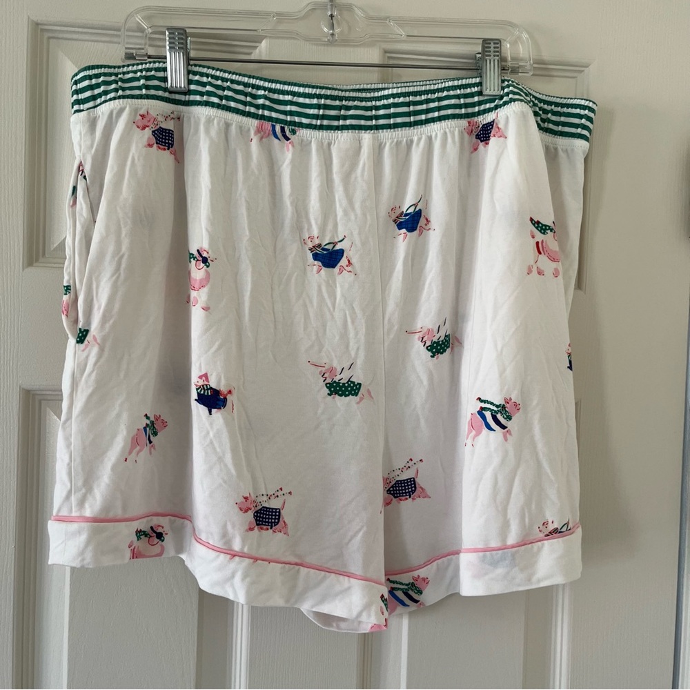 Anthropologie LyreBird ModaLuxe Pajama Top and Shorts Emily Taylor Design Sz XL - Picture 9 of 16